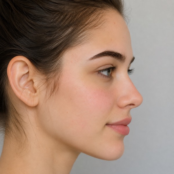 Příklad správné fotografie — boční profil